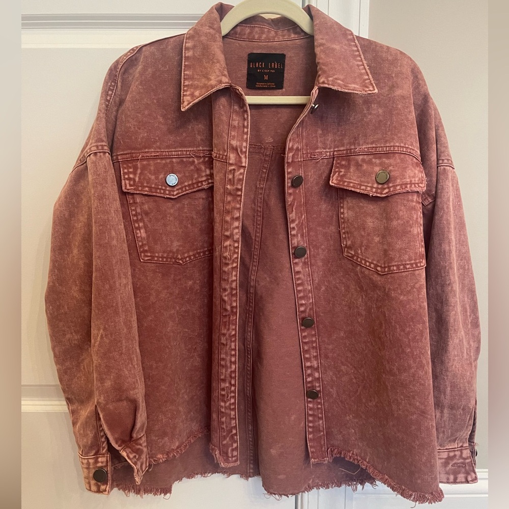 Mauve Jean Jacket